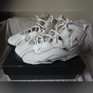 Nike Jordan True Flight (TD) White/Red Black/Grey  2y